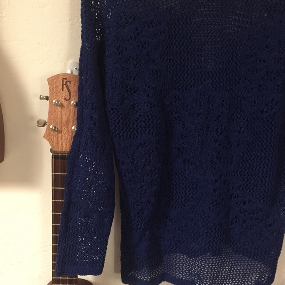 INC Knit Top, Blue, Size PL - Picture 7 of 10